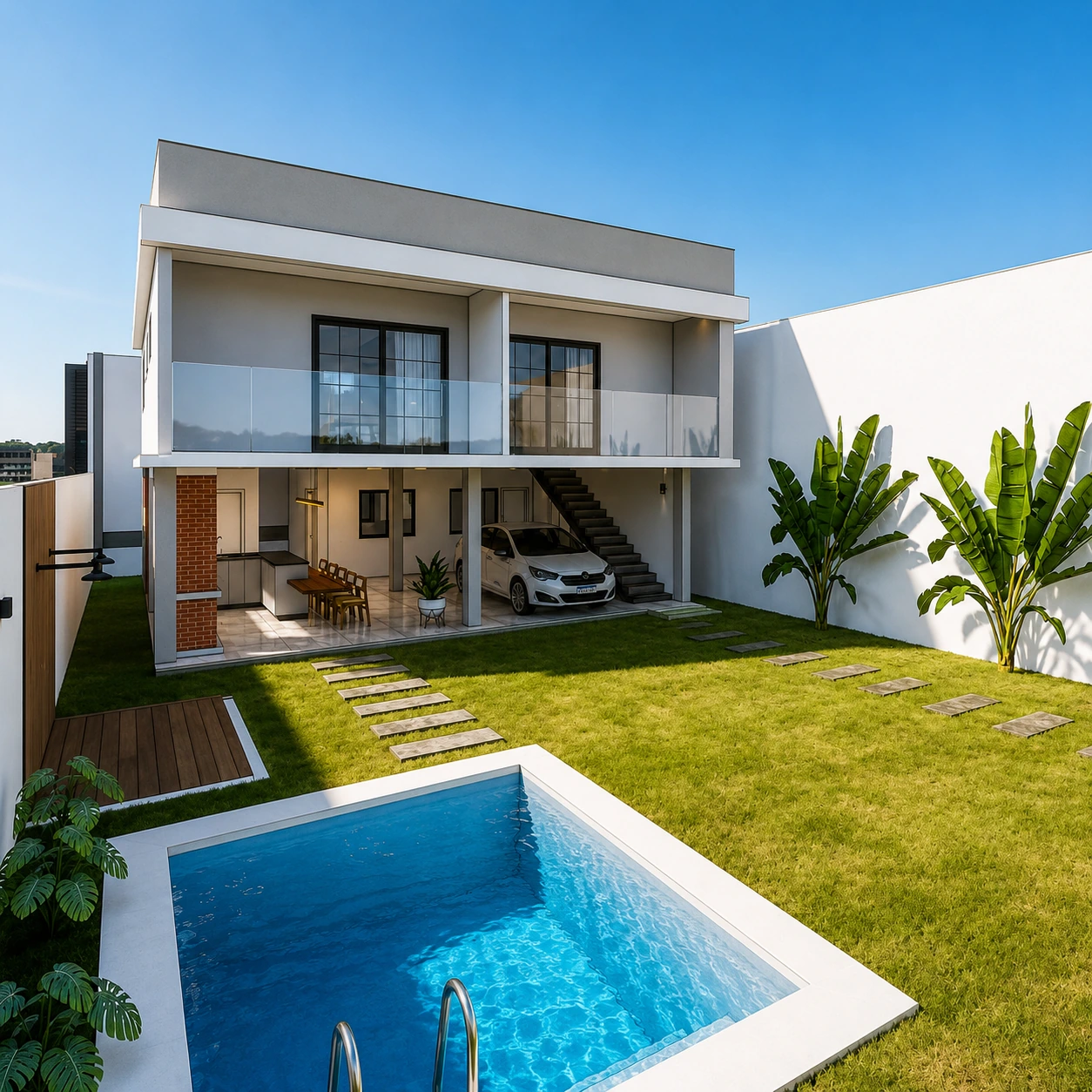 Projeto Casa Piscina - Residencial